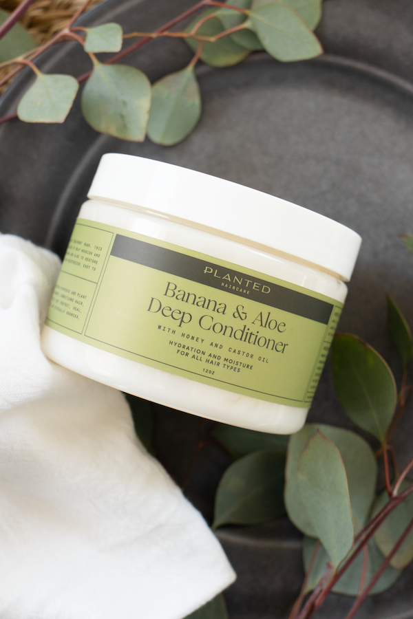 aloe vera plant hair conditioner Banana & Aloe Deep Conditioner
